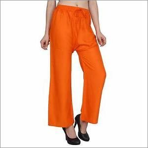 Pakistani Ladies Orange Palazzo
