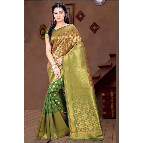 Buy Foam Green Georgette Saree In 3D Silver Petal And Floral Motifs  Embroidery With Sequins Cascading Down,