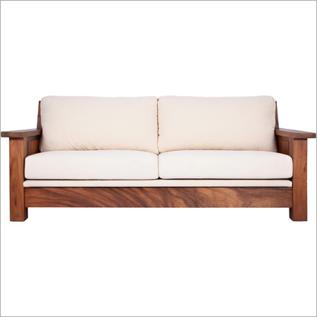 Two Seater Wooden Sofa