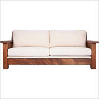 Two Seater Wooden Sofa