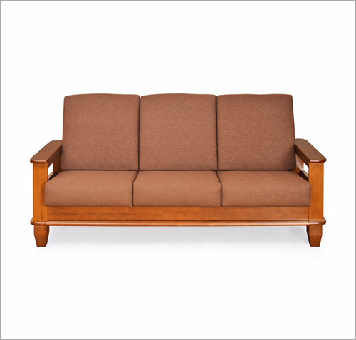 Three Seater Wooden Sofa