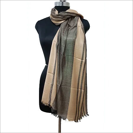 Dyed Mens Crepe Stripe Stole
