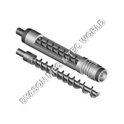 Grooved Feed Screw Usage: Injection Moulding Machine Part