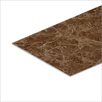 Pvc Imitation Marble Sheet - High-quality Engineered Marble, 8x4 Feet, Golden Emprador | Scratch Resistant, Uv Protected, Matt & Glossy Finishing