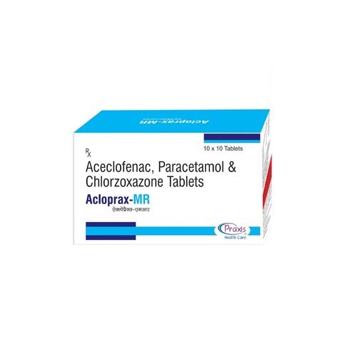 Aceclofenac Paracetamol And Chlorzoxazone Tablets