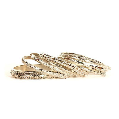 Bangle Set - Zinc Alloy Austrian Stone-Studded Design For Women | Light-Weight Perfect For Engagement Wedding Anniversary Gifts