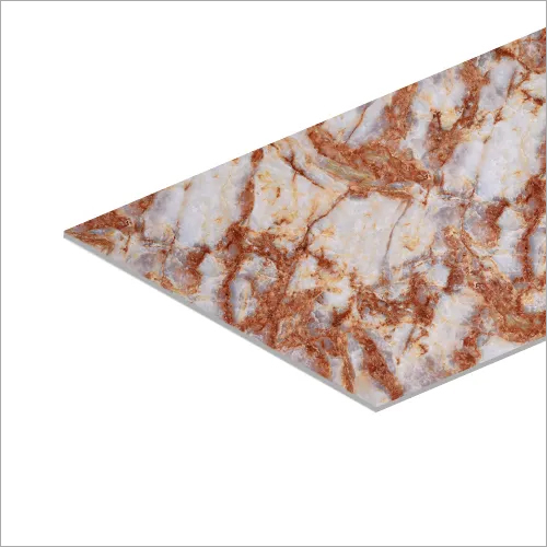 Wall Interior PVC Marble Sheet - 8x4 ft, 3.3mm Thickness, Onyx Tropical Color, Matt & Glossy Finish | Ideal for Wall Cladding, False Ceilings, and Display Walls