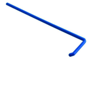 L Shaped Spreader - Sterile Plastic, 150mm Length X 10mm Width, Blue Color - Smooth Application For Even Liquid Sample Distribution