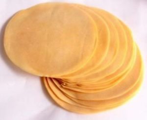 Indian Appalam - Rice Flour, 10cm Diameter, 2mm Thickness, 10 Pieces | Crispy, Flavorful, Versatile, Ready-to-Eat