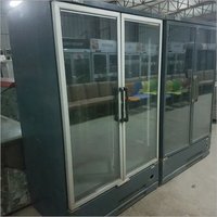 Double Glass Door Refrigerator