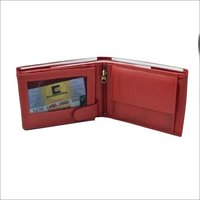 Red Leather Wallet Design: European