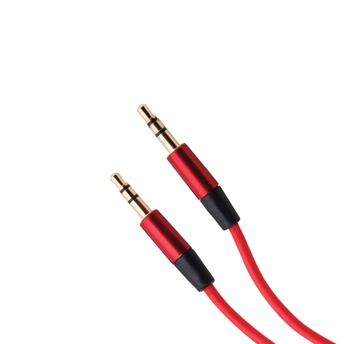 STEREO TO AUX STEREO CORD (METALIC TYPE)