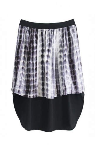 Black Woven Skirt