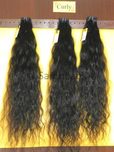 Real unprocessed human hair