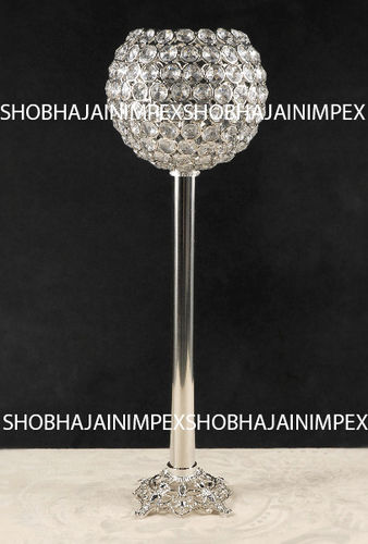 Silver Acrylic Stand Candelabra