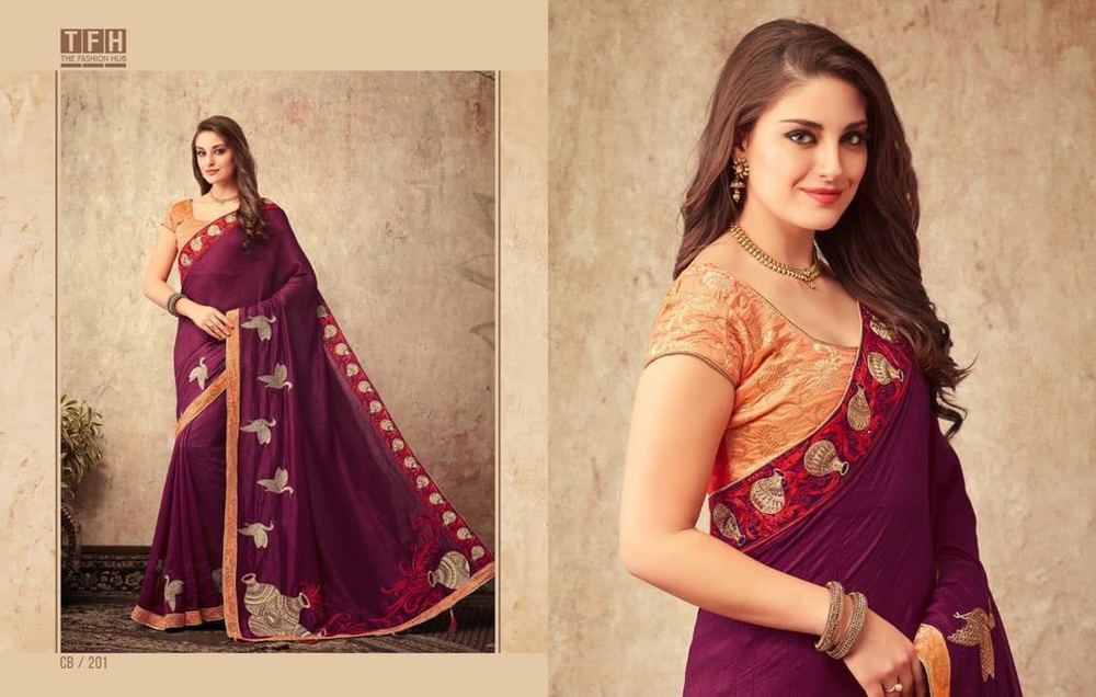 Embroidered Silk Sarees