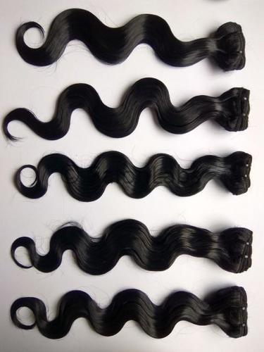 Refer Color Chart Single Drawn Body Wave Hair