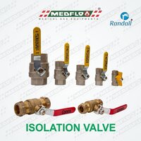Pipeline Isolation Valves 12mm Adapter Type - Application: Industrial