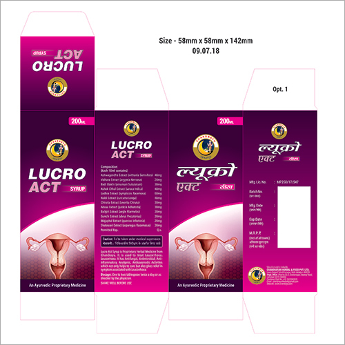 Ayurvedic Product Lucro Act Syrup