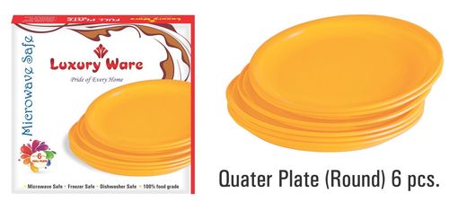 Quater Plate (Round ) 6Pcs