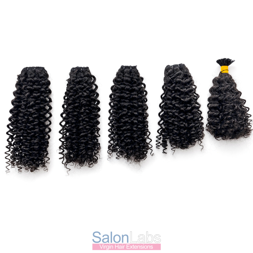 Machine Weft Curly Human Hair