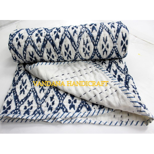 Sanganeri Block Print Baby Quilt And Baby Blanket