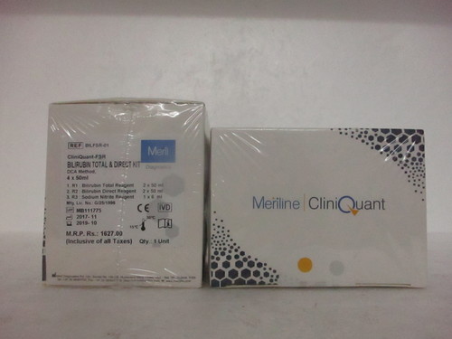 Bilirubin Total & Direct Color Code: White