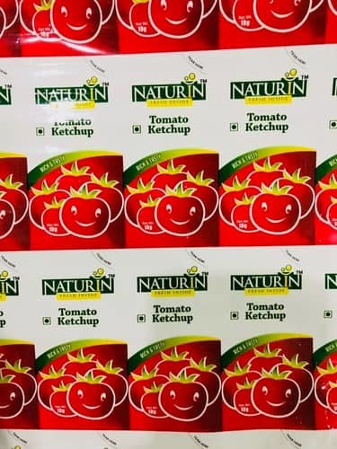 Tomato Ketchup Packaging - Plastic Material | Durable, Leak-proof, Eco-friendly Design, Ideal for Convenient Storage and Dispensing