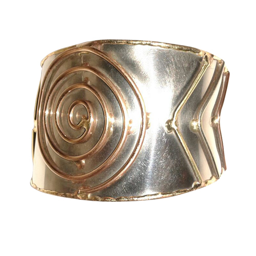 Designer Brass Cuff Bracelet