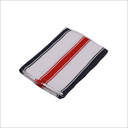 Multi Stripes Kitchen Towel (RedBlack )- 2 Pcs