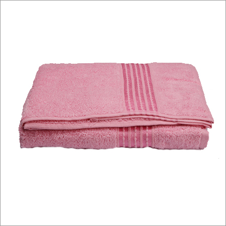 Flamingo Pink Bath Towe