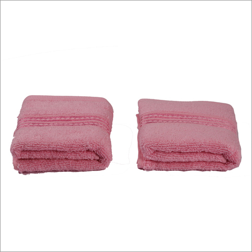 Classic Hand Towel - Cotton, 30x50 cm, Flamingo Pink, 2 Pcs | Soft, Absorbent, Durable