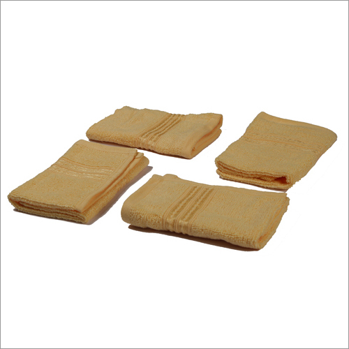 Classic wash Towel - 4 Pcs Lemon Yellow