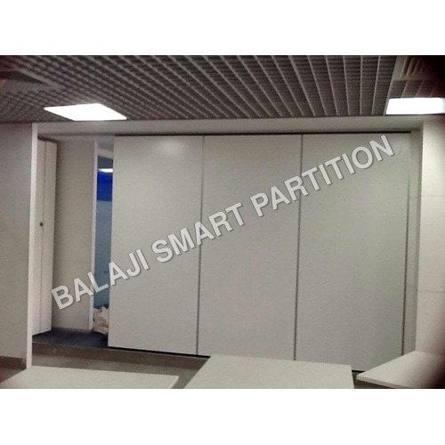 Sliding Folding Partition - MDF Board 4x20 Feet | Aluminum Alloy Frame, Soundproof Design, Hassle-Free Installation