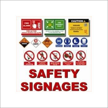 Multicolor Safety Signage