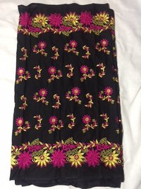 Elegant heavy embroidered george fabric