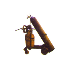 Double Gas Cylinder Trolley - Powder Coated, Heavy Load Capacity, Ergonomic Handle | Corrosion Resistant, Rugged Design, Easy to Use, Solid Wheels