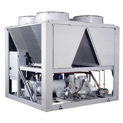 Air Cooled Chiller - Graded Steel, 10-180TR, 380-400V, 3 Phase | Powder Coating, Impact Resistant, Corrosion Proof, Energy Efficient