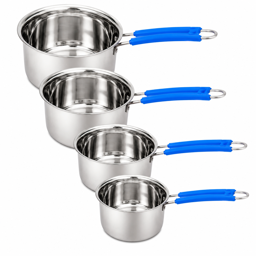 Stainless Steel Sauce Pan - Color: Silver
