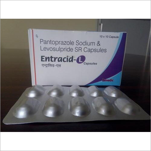 Entracid L Capsule Ingredients: Pantoprazole 40Mg + Levosulpiride 75Mg