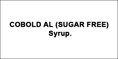 COBOLD AL (SUGAR FREE) Syrup