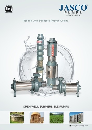 Open Well Submersible Pumps, Capacity Up to 31 liters per second,