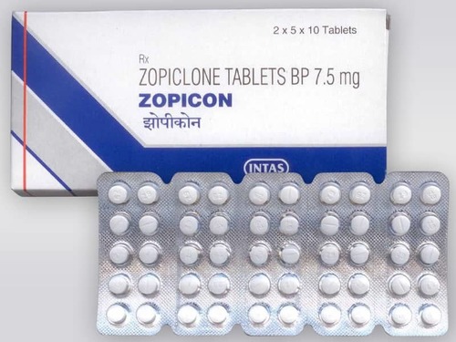 Zopiclone 7.5 Mg Tablets (INTAS)