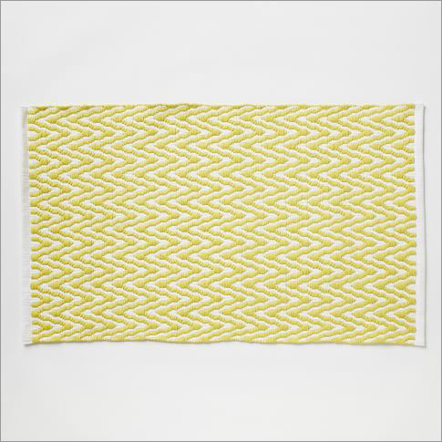 Yellow Bathroom Mat Back Material: Anti-Slip Latex