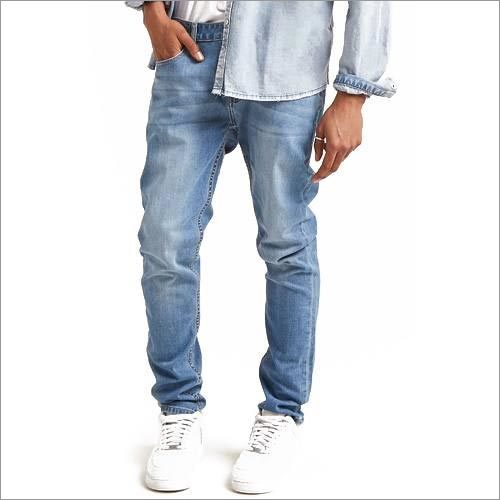 Mens Faded Wash Skinny Jeans