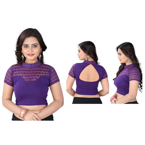 Purple Ladies Tunic Blouse