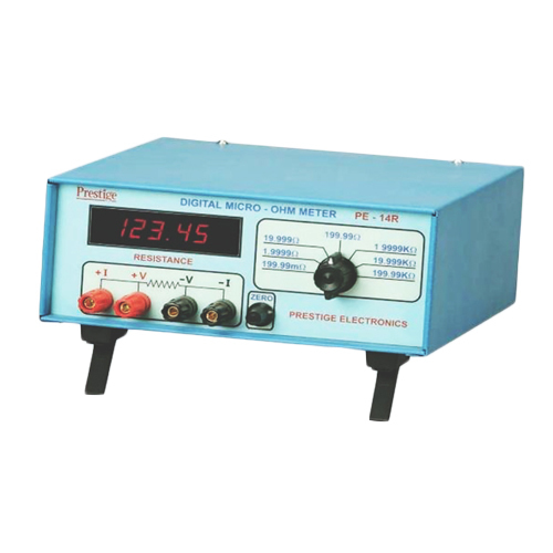 Micro-Ohm Meter Model No - Pe - 14R Dimension(L*W*H): 205X97X250 Millimeter (Mm)