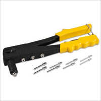 Rivet Gun - Carbon Steel & Stainless Steel, 58 Mm Height, Yellow & Black | Easy To Operate, Strong Tip, Hand-held & Computerized Varieties