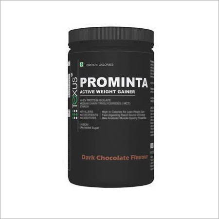Prominta Active Weight Gainer - 30gm Powder With Whey Protein Isolate MCTs & Essential Amino Acids Supports Muscle Gain & Healthy Caloric Intake