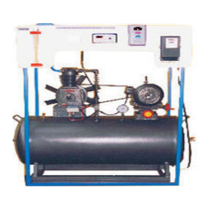 Two Stage Reciprocating Air Compressor Test Rig